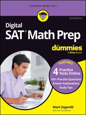 cover image of Digital SAT Math Prep For Dummies